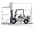 Caterpillar DP 40 Dimensions et taille