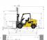 Caterpillar DP40N Dimensions et taille