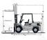 Caterpillar DP 50 C Dimensions et taille