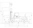 Mitsubishi FD135N Dimensions et taille