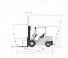 Mitsubishi FD35N Dimensions et taille