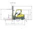 Hyster H2.5FT Dimensions et taille