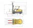 Hyster H4.5FT 6 Dimensions et taille