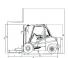 Linde H 50 D Dimensions et taille