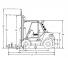 Linde H 80/1100 D Dimensions et taille
