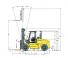 Hyster H9.00XM 6 Dimensions et taille