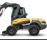 Excavatrice sur pneus Mecalac 12MTX