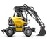 Excavatrice sur pneus Mecalac 15MWR