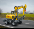 Excavatrice sur pneus Wacker Neuson EW 100