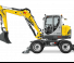Excavatrice sur pneus Wacker Neuson EW 100