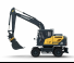 Excavatrice sur pneus Hyundai HW160A