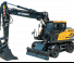 Excavatrice sur pneus Hyundai HW160A L