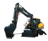 Excavatrice sur pneus Hyundai HW210A