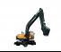 Excavatrice sur pneus Hyundai R210W-9
