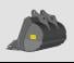 Pièces jointes Godets Godets d'excavatrices Werk-Brau EX20SD