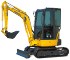 Mini Pelles Komatsu PC26MR-3