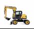 Excavatrice sur pneus Yanmar B 110 PB