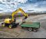 Excavatrice sur pneus Yanmar B 110 PB