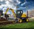 Excavatrice sur pneus Yanmar B 75 2PB