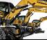 Excavatrice sur pneus Yanmar B 95 2PB
