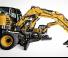 Excavatrice sur pneus Yanmar B 95 2PB