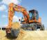 Excavatrice sur pneus Doosan DX 140 W