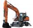 Excavatrice sur pneus Doosan DX190W-5
