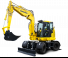 Excavatrice sur pneus Komatsu PW118MR-11