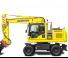 Excavatrice sur pneus Komatsu PW180-10