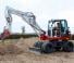 Excavatrice sur pneus Takeuchi TB 295W