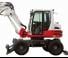 Excavatrice sur pneus Takeuchi TB 295W