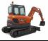 Excavatrice sur chenilles Doosan DX62R-3