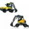 Excavatrice sur pneus Mecalac 714 MW e