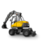 Excavatrice sur pneus Mecalac 714 MW e