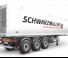 Schwarzmüller 3-axle large-scale aluminium hollow profile tipper semitrailer