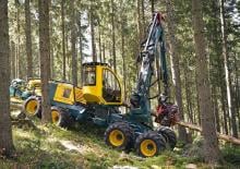 Abatteuse forestière HSM 208H2