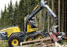 Abatteuse forestière EcoLog EcoLog 550 E