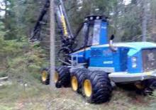 Abatteuse forestière Rottne H 10