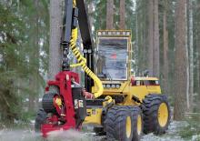 Abatteuse forestière Caterpillar 570