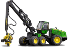 Abatteuse forestière John Deere 1270 E