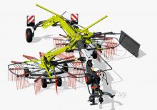 Andaineurs rotatifs Claas Liner 1700