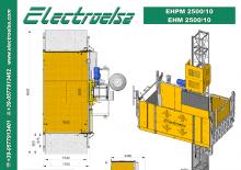 Ascenseurs industriels Electroelsa EHPM 2500/10