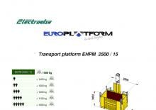 Ascenseurs industriels Electroelsa EHPM 2500/15