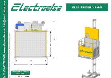 Ascenseurs industriels Electroelsa ELSA SPIDER 3 PM-M
