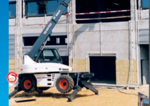 Chariot Élévateur avec châssis tounant Bobcat TD 40150