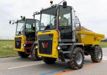 Bennes sur pneus Wacker Neuson DV60-2 dual view