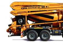 Pompes à béton pour camion CIFA Magnum MK 115/28 L