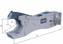 Cisaille pour ferailles et acier FRD VR90EF