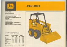 Chargeurs compacts John Deere Construction JD24