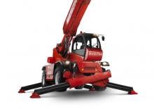 Chariot Élévateur avec châssis tounant Manitou MRT 2150